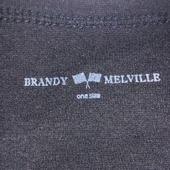 🔴SOLD🔴 Brandy Melville Black Wrap Shirt - Picture 3 of 3